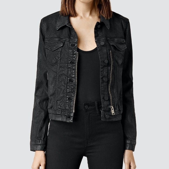 All Saints Jackets & Blazers - All Saints Truck Coated Jacket - 2
